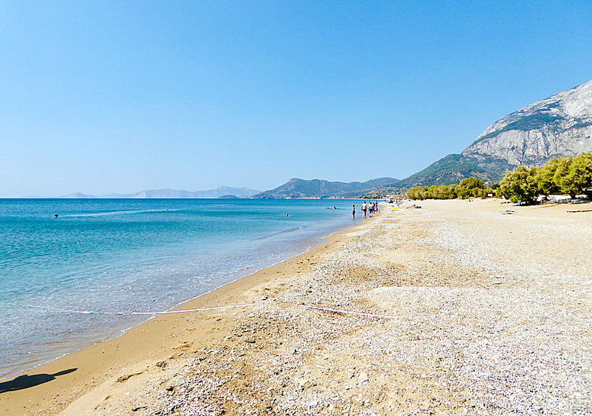 Votsalakia beach on Samos in Greece.