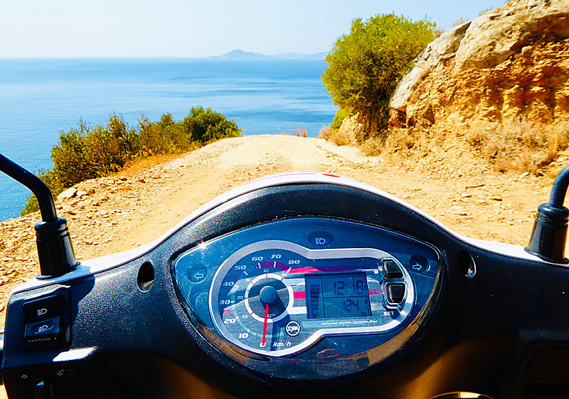I do not recommend driving a car to Taverna at the end of the world on Samos!