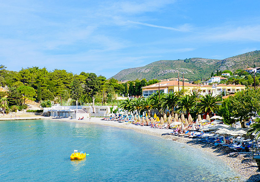 Gagou beach in Samos Town.