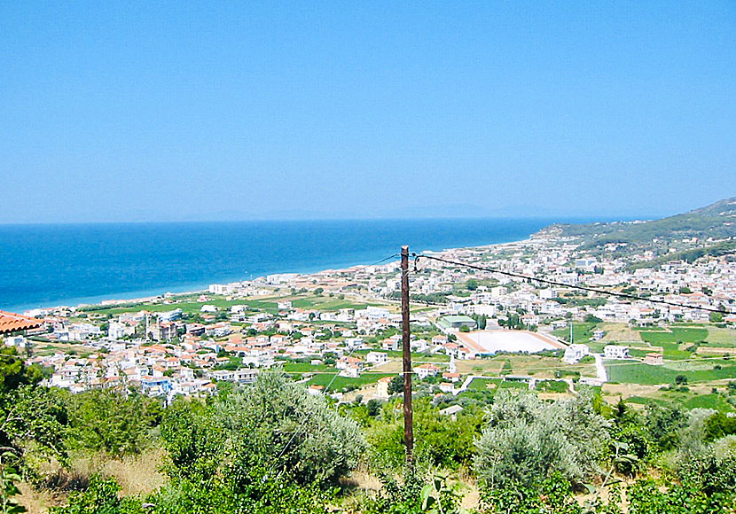 Karlovassi seen from the cute village of Leka on Samos.
