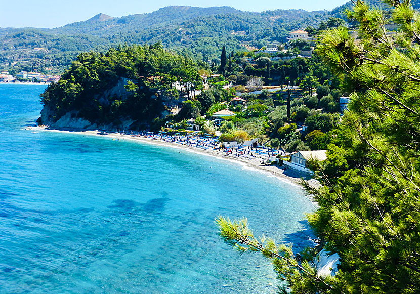 The best beaches in Samos. Lemonakia beach.