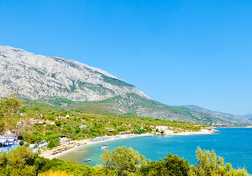 The small village of Limnionas near Votsalakia on Samos.