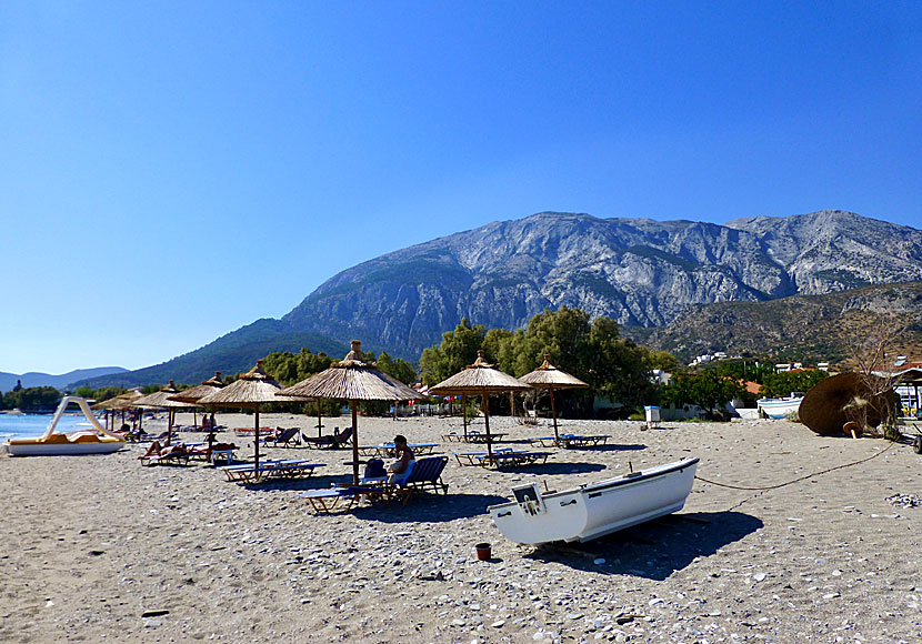 Pythagoras cave is located above Votsalakia on western Samos in Greece.