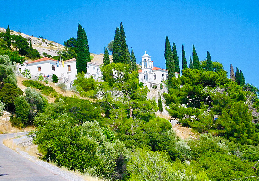 The monastery of Panagia Spiliani in Pythagorion on the island of Samos in Greece.