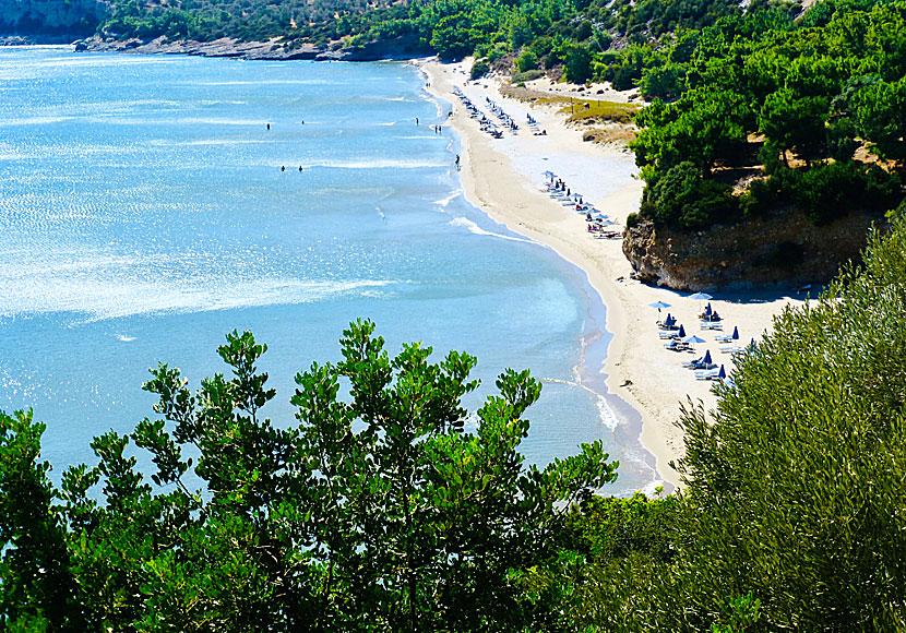Psili Ammos beach 2 close to Votsalakia in Samos.