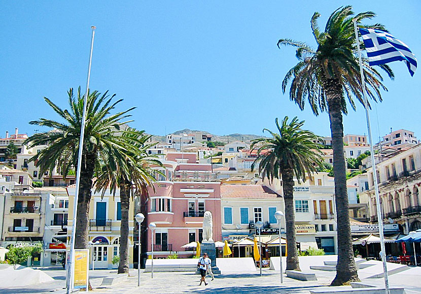 Pythagoras Square in Samos Town.