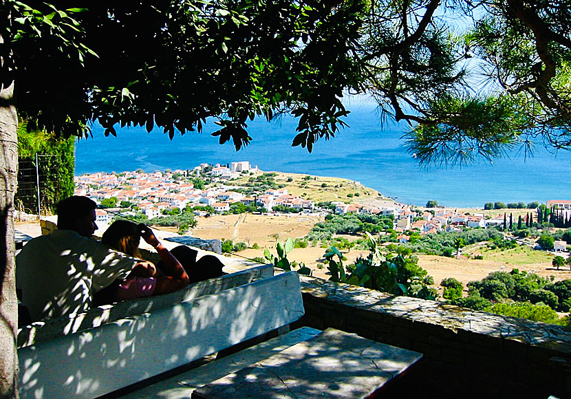 View of Pythagorion from the Panagia Spiliani monastery at Samos.