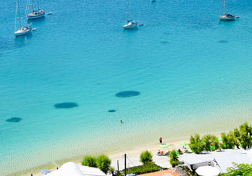 Don't miss Remataki beach when you visit Eupalino's water tunnel and the monastery of Panagia Spiliani in Pythagorion on Samos.