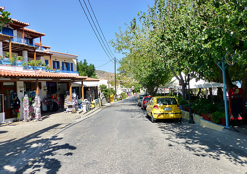 Shops and supermarkets in Votsalakia.