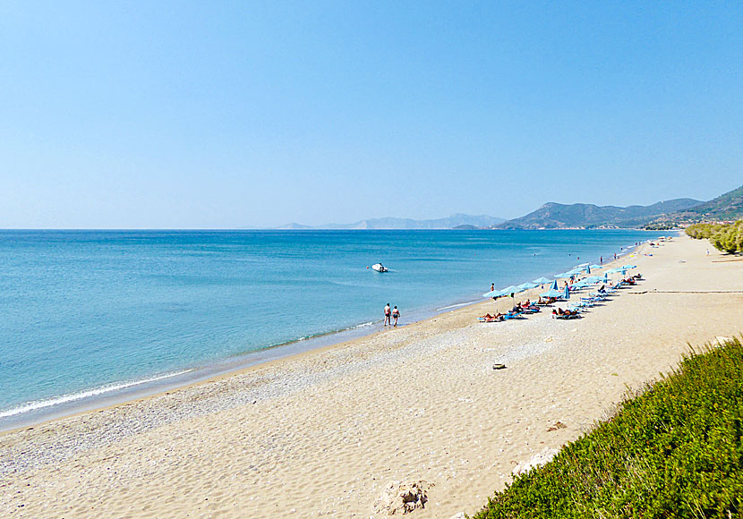 Don't miss Votsalakia when traveling to Limnionas and Psili Ammos beaches in West Samos.