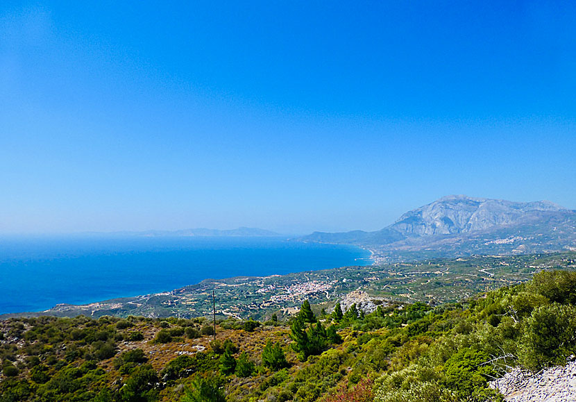 Drakei is located on the other side of Mount Kerkis in Samos.
