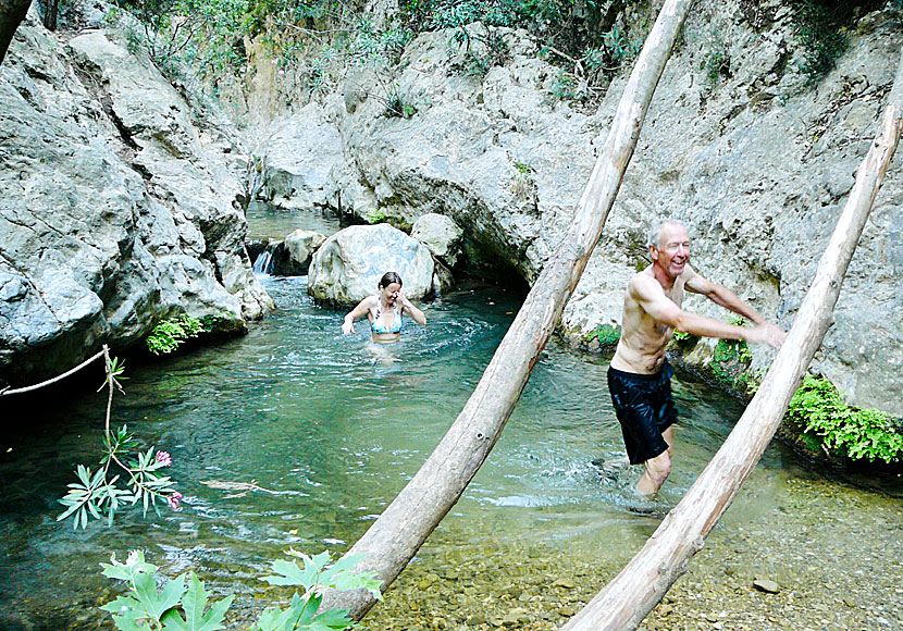 Don't miss the Potami waterfall near Karlovassi when you travel to Samos!