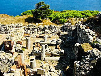 Ancient Thira on Santorini.