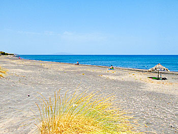 Monolithos beach on Santorini.