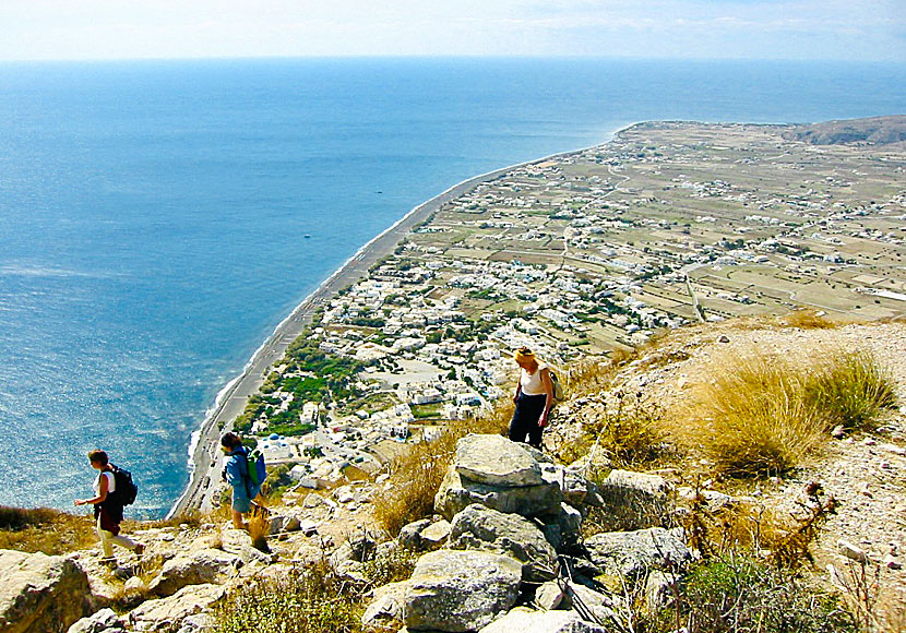 Hike to Ancient Thira from Perissa on Santorini.