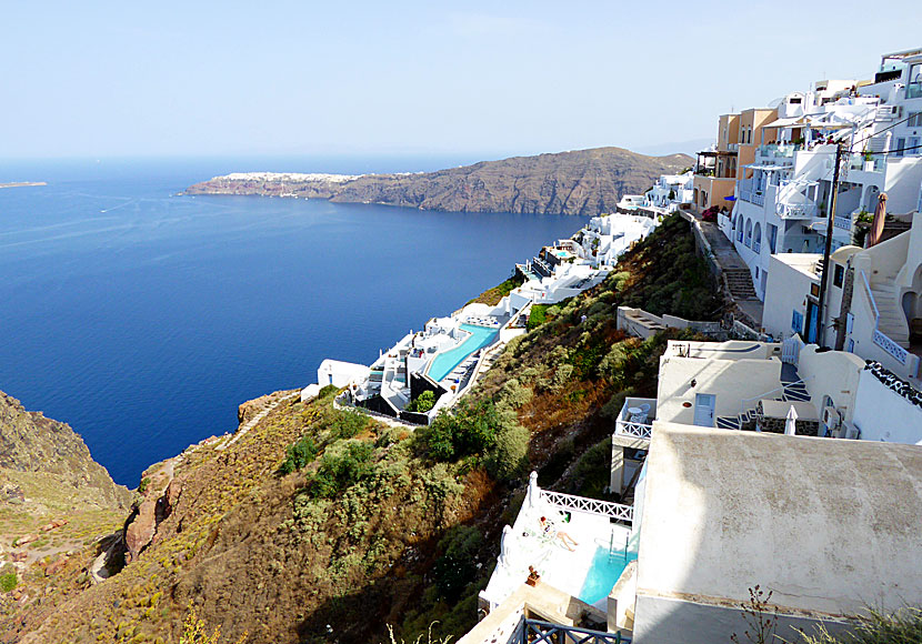 Imerovigli is a more beautiful village than Oia.