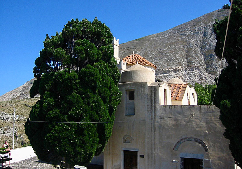 Church of Panagia Episkopi in Meso Gonia. Santorini.