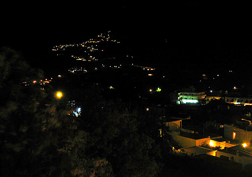 Beautiful Chora in the evening.