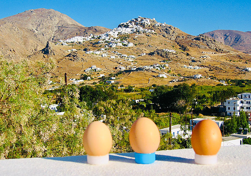 Chora on Serifos in Greece.