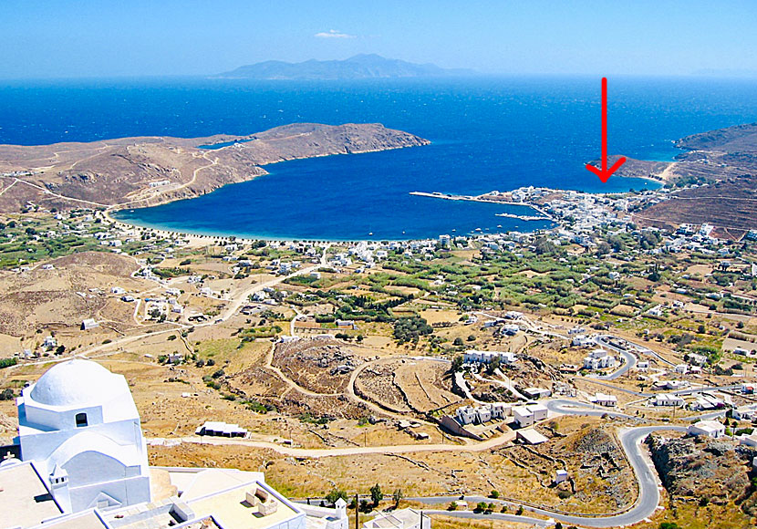 Livadaki and Livadia on Serifos in the Cyclades.