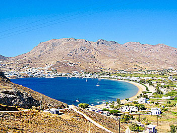 The village Livadi on Serifos.