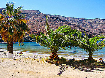 Megalo Livadi beach on Serifos.