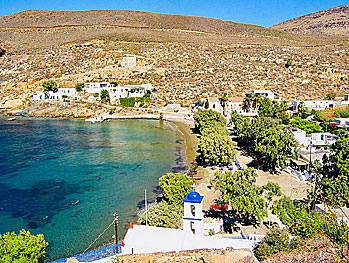 The village Megalo Livadi on Serifos.