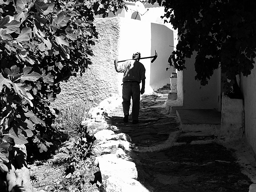 Old photos from the village of Panagia on Serifos.
