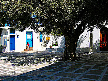 The village Panagia & Galani on Serifos.