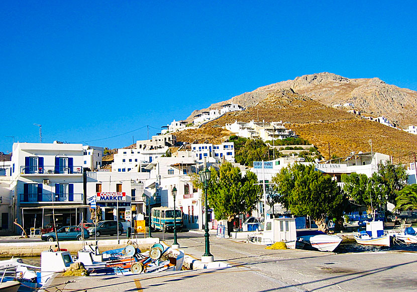 Bus stop in Livadi on Serifos.