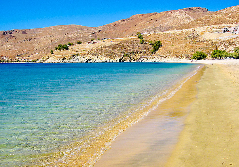 Ganema beach on the island of Serifos in the Cyclades.