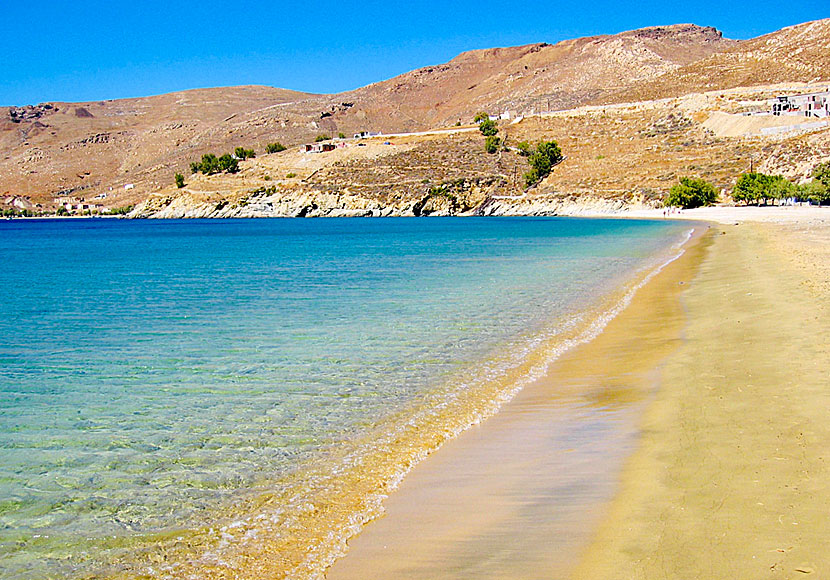 The best beaches on Serifos. Ganema beach.