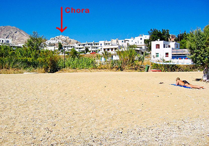 From Livadi it takes about 10 minutes to walk to Livadaki beach on Serifos.