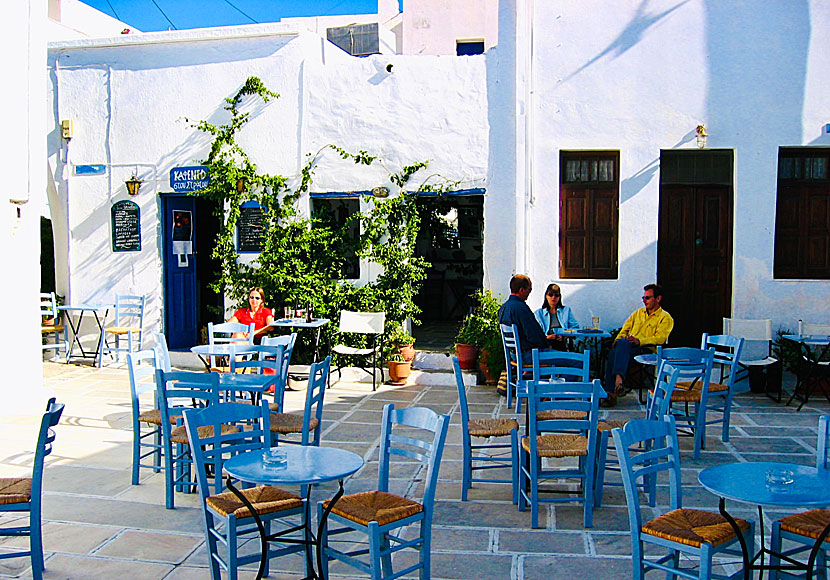 Stou Stratou Café in Chora on Serifos.