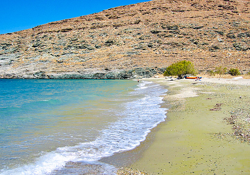 Sikamia beach on Serifos in the Cyclades.