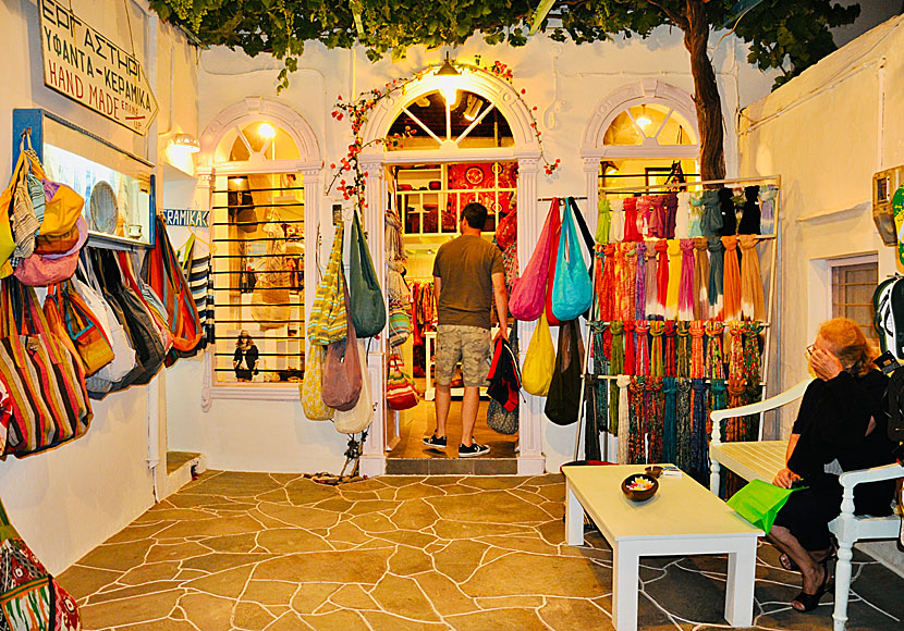 Shop in shops at Sifnos.