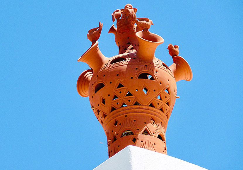Chimney of Sifnos. I have one at home, which has been converted into a lamp.