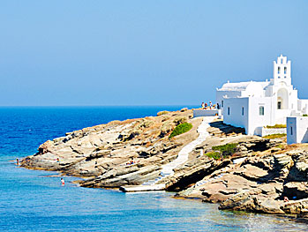 Chrisopigi  beach on Sifnos.