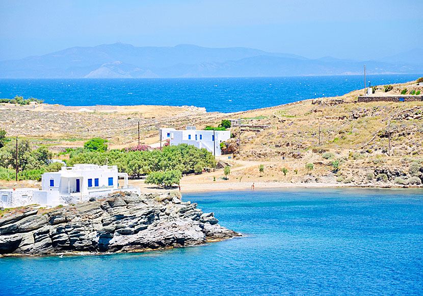 Fasolou beach in Faros on Sifnos in the Cyclades.