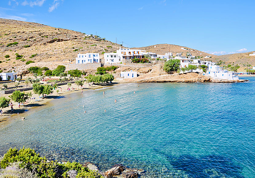 The best beaches on Sifnos. Glyfo beach.