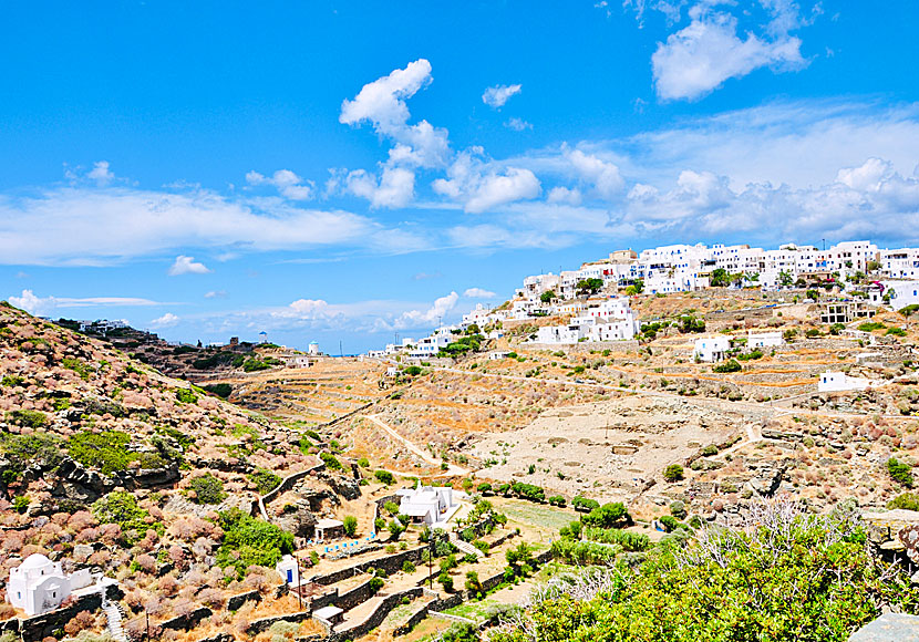 Hike from Faros to Kastro on Sifnos in Greece.