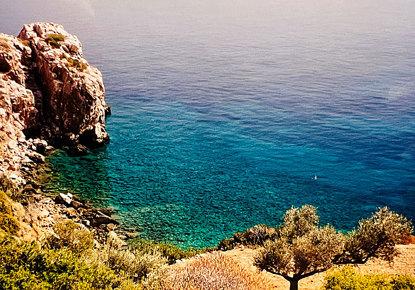 Panagia Poulati beach near Kastro on Sifnos.