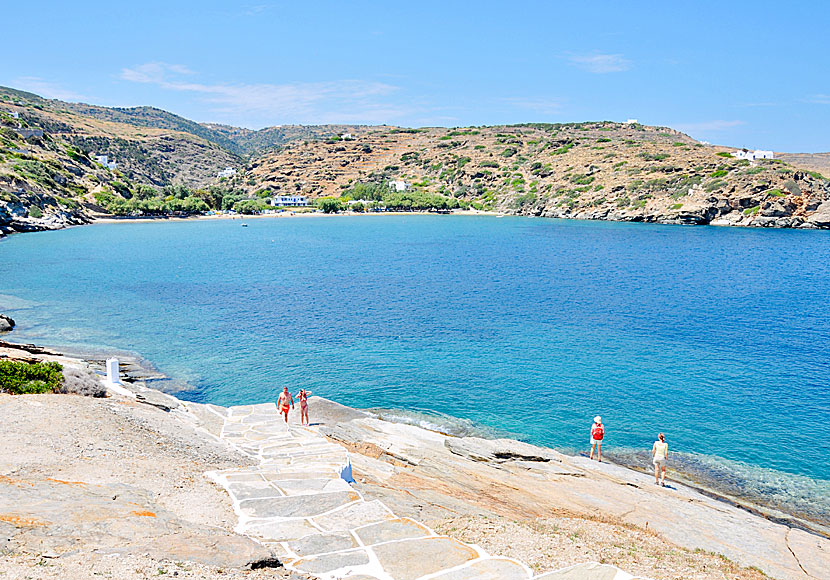 Don't miss the rock bath and the monastery of Chrisopigi when you travel to Platys Gialos on Sifnos.