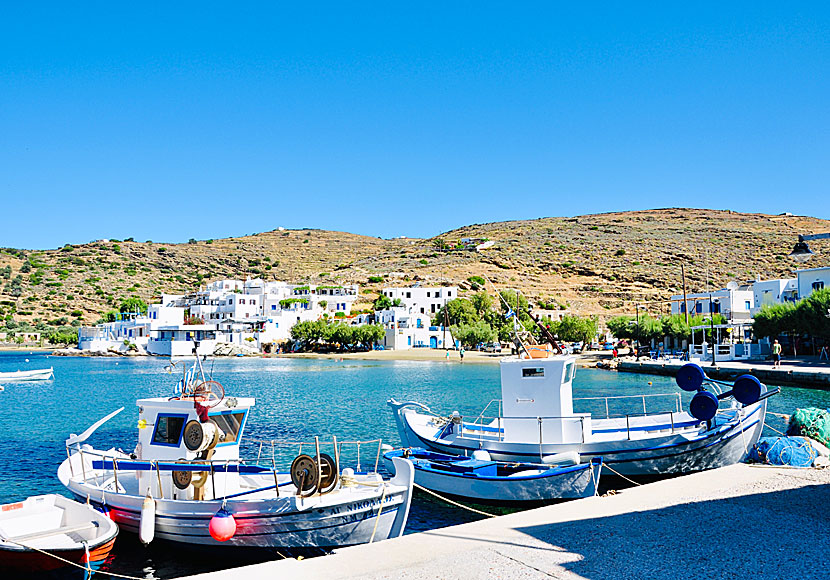 The cozy little village of Faros on Sifnos in Greece.