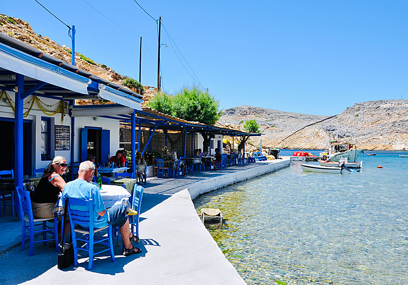 Cheronissos Fish Tavern in Heronissos on Sifnos in the Cyclades.