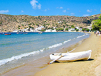 Vathy beach on Sifnos.