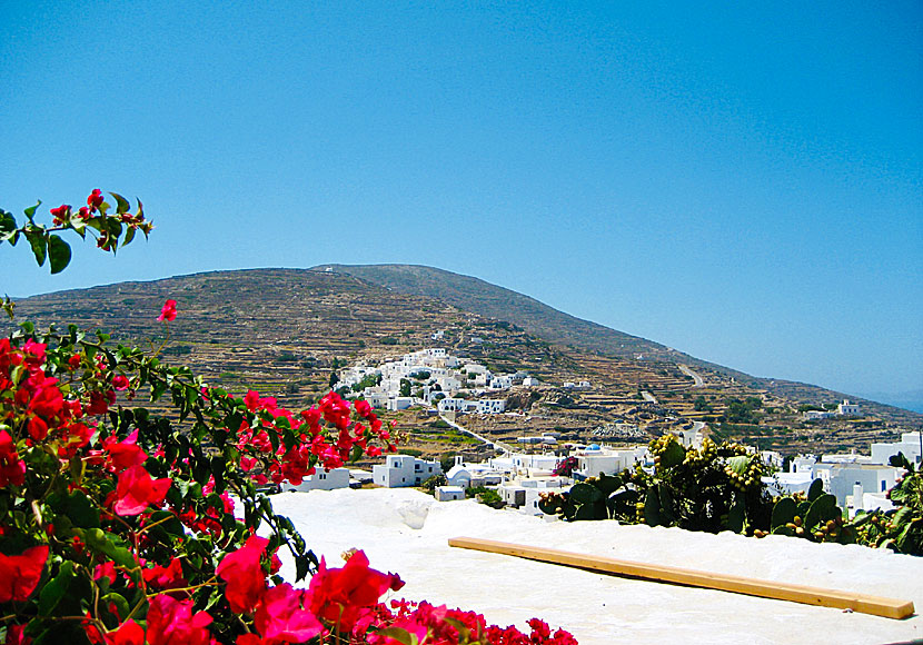 The stairs from the villages of Kastro and Chorio on Sikinos that go to the Nunnery of Zoodochos Pigi.