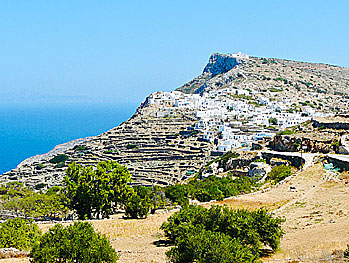 The village Kastro on Sikinos.