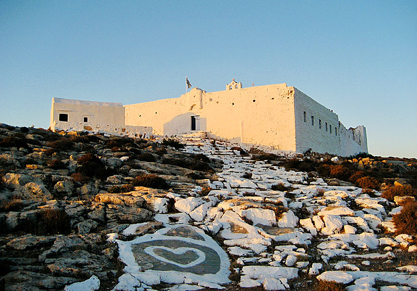 Don't miss the Monastery of Zoodochos Pigi when you travel to the island of Sikinos in Greece.