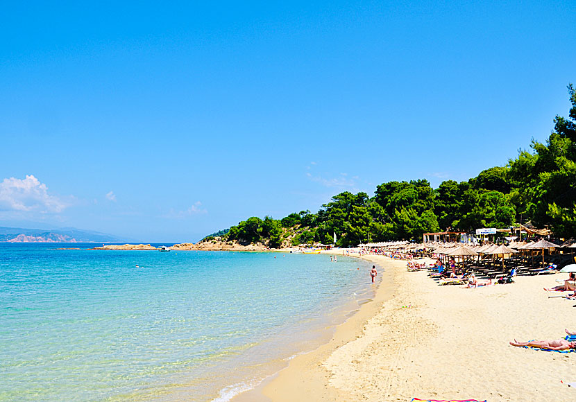 The best beaches in Skiathos. Banana beach.